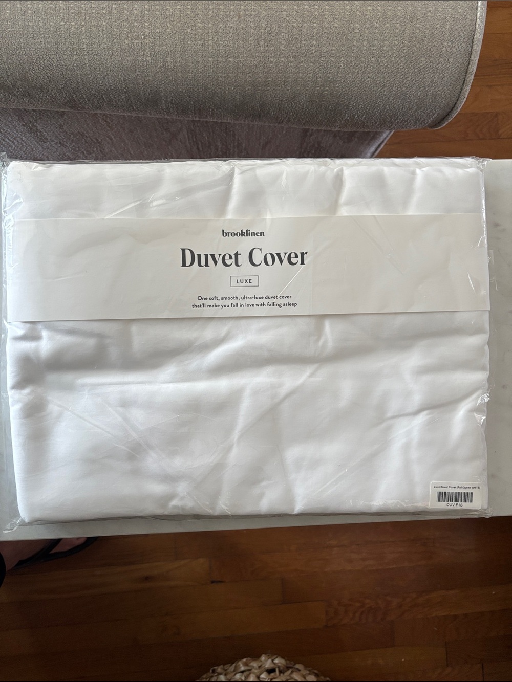 Brooklinen Luxe Duvet Cover Full/Queen White